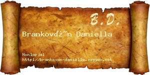 Brankován Daniella névjegykártya